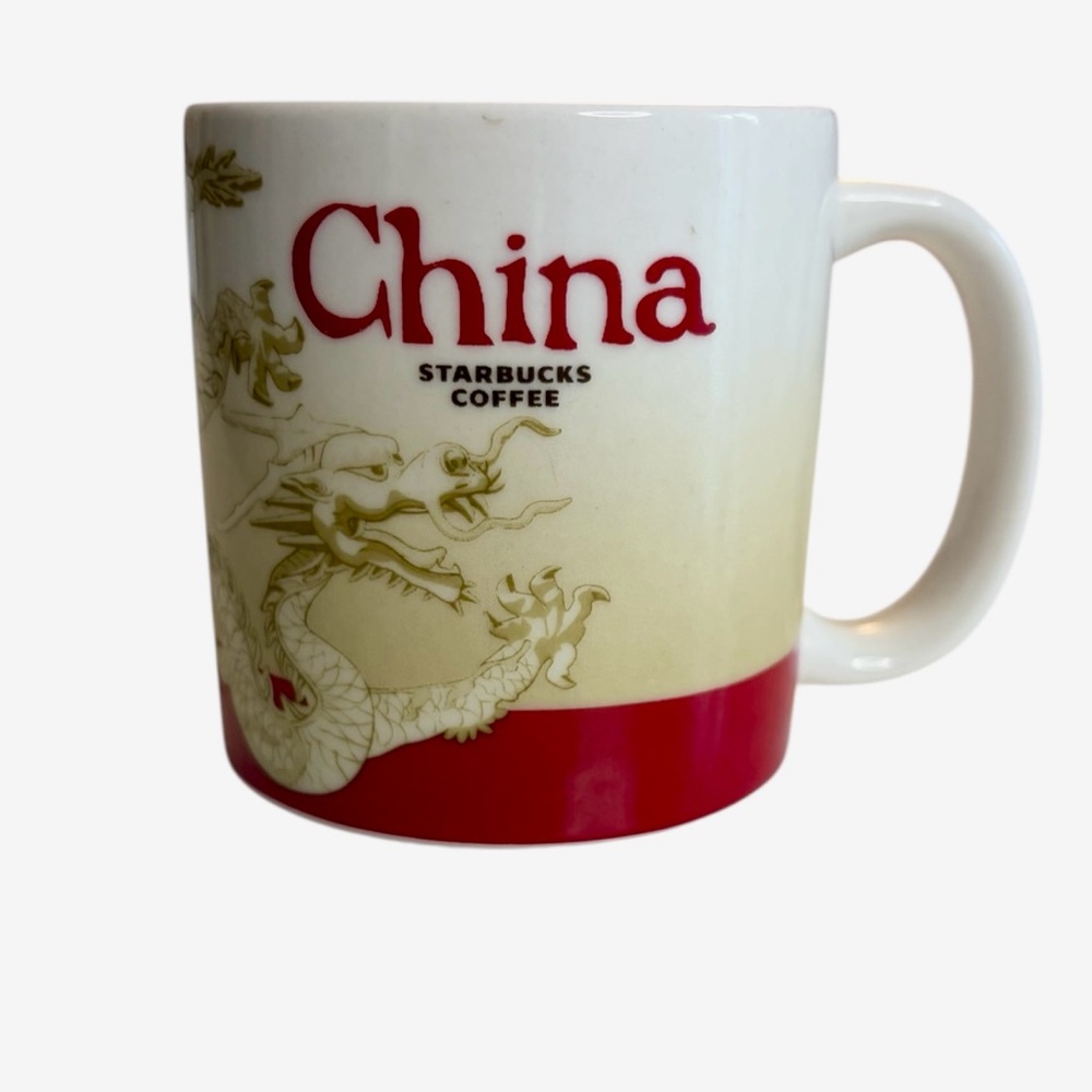 Starbucks Collectors Series 2008 China 3 floz Mini Mug Demitasse Expresso‎